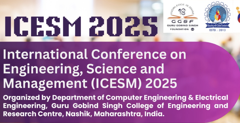 International Conference on Engineering, Science and Management ICESM 2025 International Conference Poster